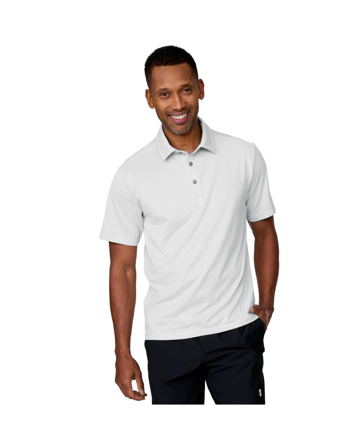 Men's Tech Pique Polo Shirt - Slate