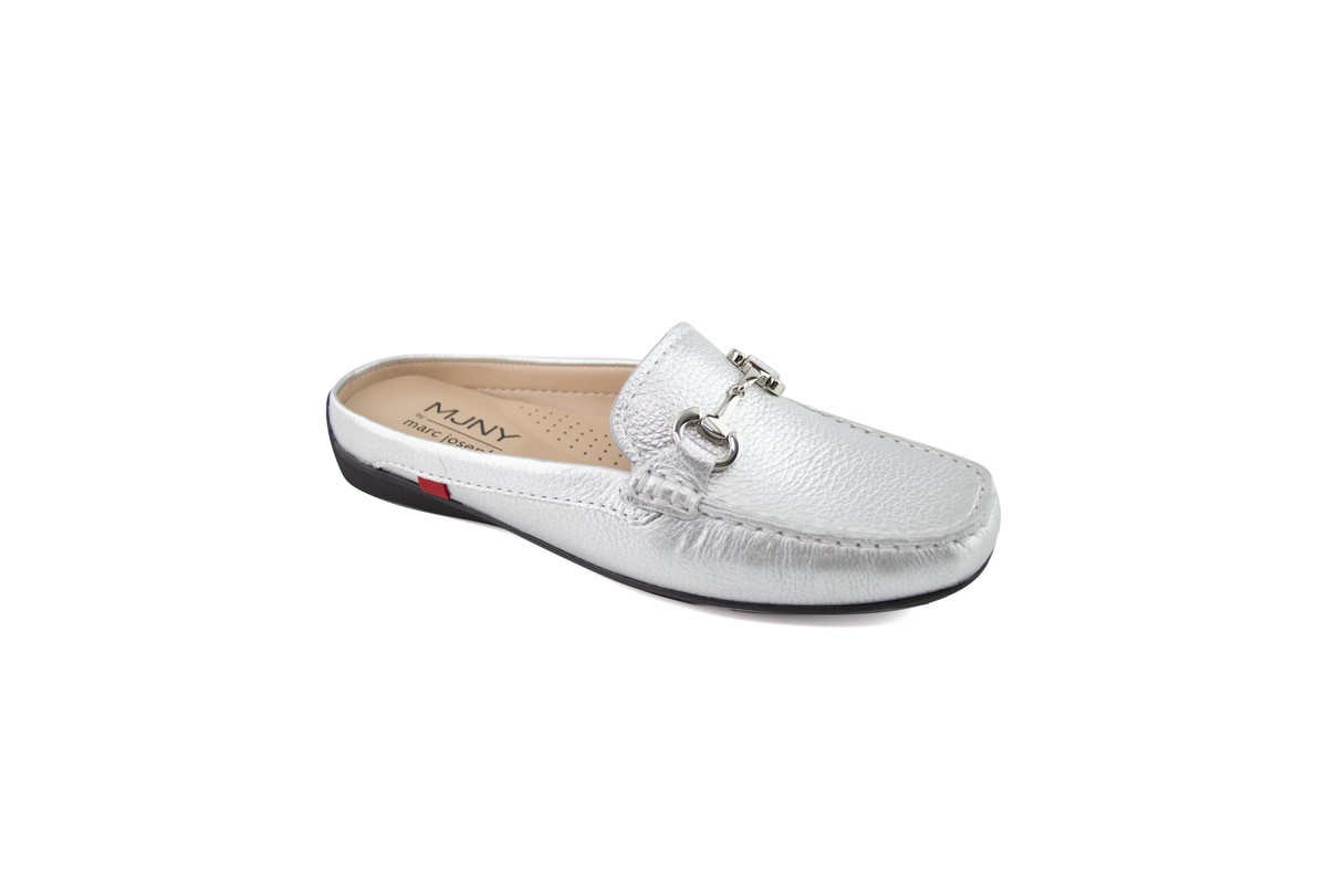 Ocean Drive Mule - Silver tumbled