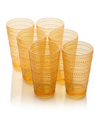 Santa Fe Acrylic Ice Tea Glasses, Set of 6