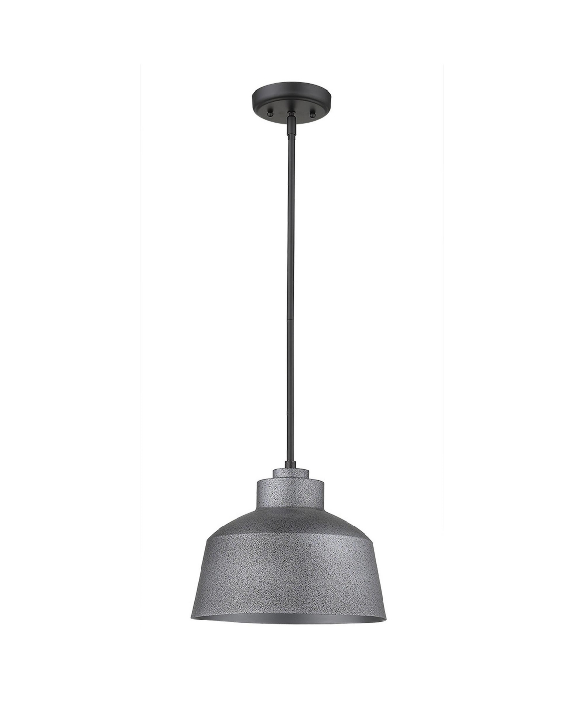Barnes 1-Light Gray Convertible Pendant - Multi