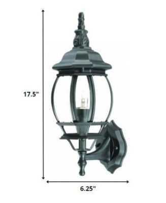 Ornamental Glass Globe Wall Light for Indoor and Outdoor Decor