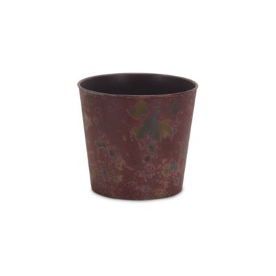 Sturdy Round Plastic Flower Pot for Indoor and Outdoor Spaces