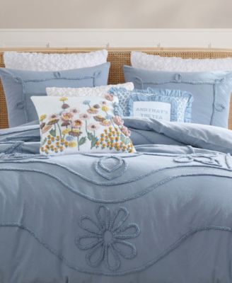 Retro Scroll 3-Pc. Comforter Set, Full/Queen