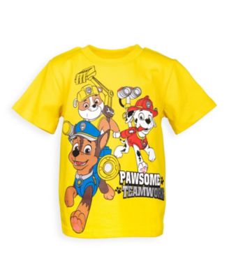 Boys Nickelodeon Chase Marshall Rubble Rocky 4 Pack Graphic T-Shirts to