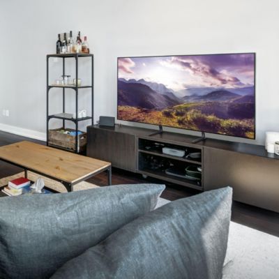 Fixed Tabletop TV Stand Mount for 13"–72" Displays, Holds 110 lbs