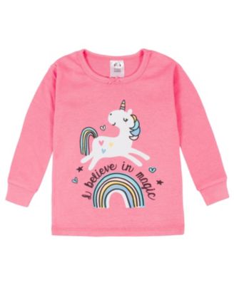 Toddler Girls 4-Piece Snug Fit Cotton Pajamas, Rose, 3T