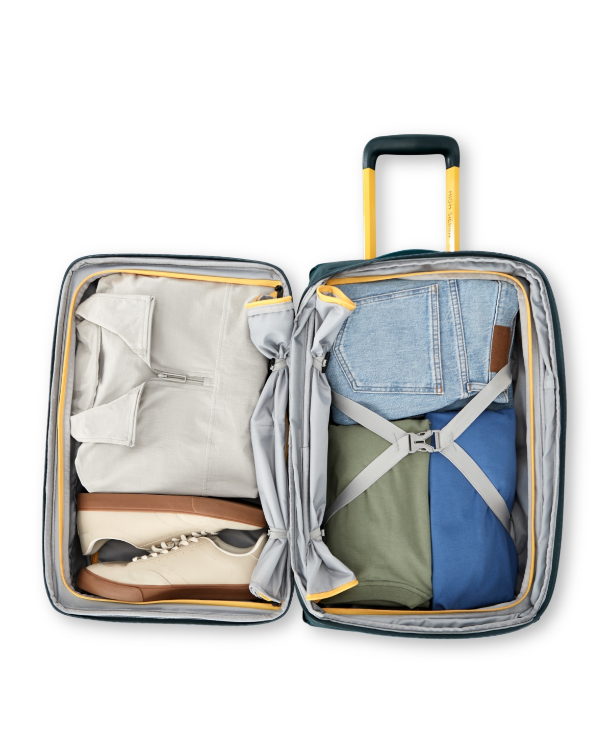 High Sierra Hi-life 22" Carry-on Wheeled Duffle In Green