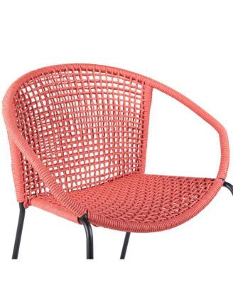 Set of Two Metal Dining Chairs – Outdoor Seating for Deck, Porch & Garden