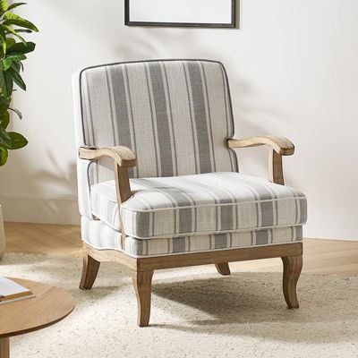 Solid Wood Rinaldo Farmhouse Armchair