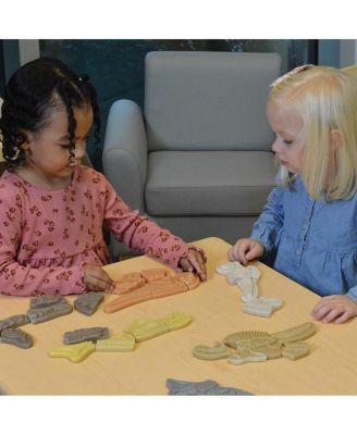 Dig & Discover Dinosaur Tactile Skeletons - Set of 6