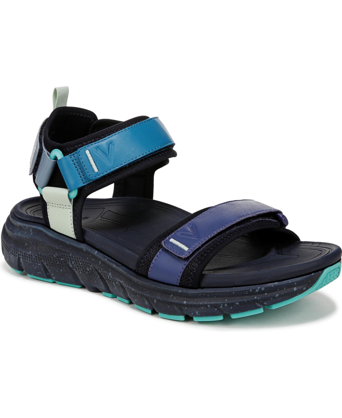 Men's Walk Max Wanderer Walking Sandals - Hazelnut leather  mesh