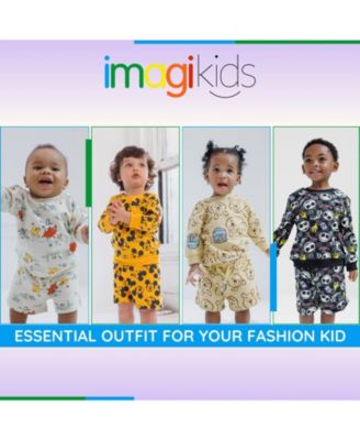 Little Boys Disney French Terry Sweatshirt and Shorts