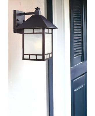 Frosted Glass Lantern Wall Light – Stylish Wall Fixture for Garden & Yard