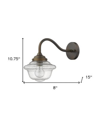 Classic Schoolhouse Wall Sconce for Outdoor Patio and Garage Lighting
