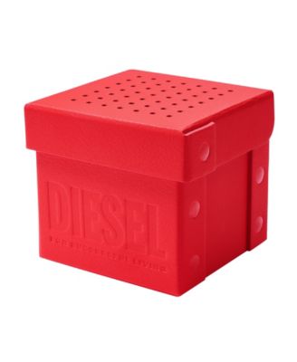 Men's Mega Chief Slim Quartz Chronograph Black Stainless Steel Watch, 48mm