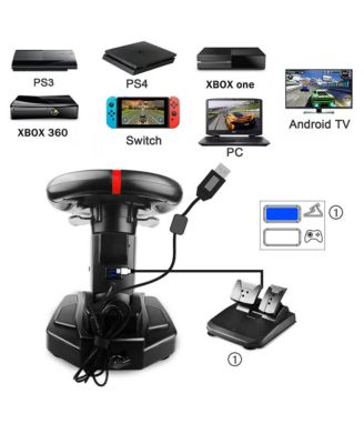 Game Controller Steering Wheel Accelerator pedal Ergonomic Design Comfortable Grip For PC PS3 PS4 Switch Android