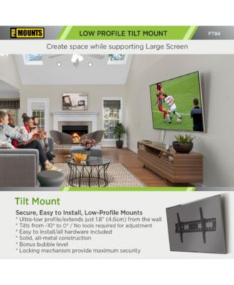 Tilting TV Wall Mount For 50" to 92" TVs Holds Up to 165lbs 