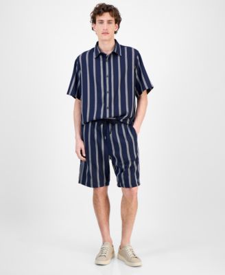 Hugo Boss - Men's Ronan Stripe Shorts