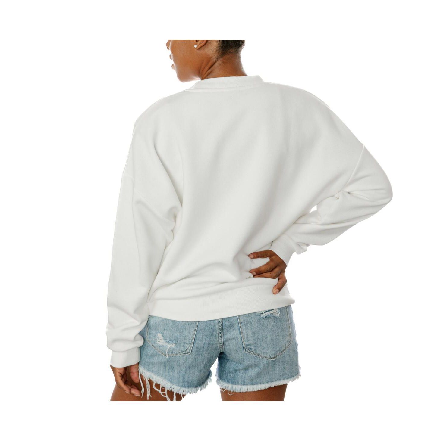 Женская толстовка Gameday Couture White Kansas Jayhawks Freestyle Fleece Pullover — фото 2