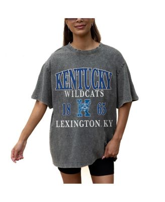 Women's Grey Kentucky Wildcats Oversized Snow Wash T-Shirt
