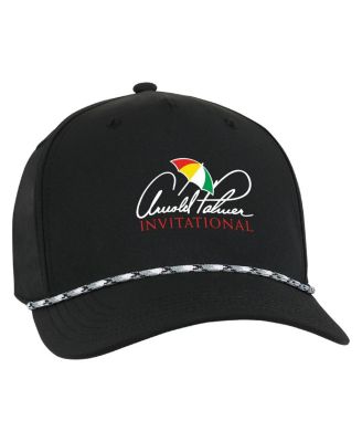 Ahead - Men's and Women's Black Arnold Palmer Invitational Alto Adjustable Rope Hat