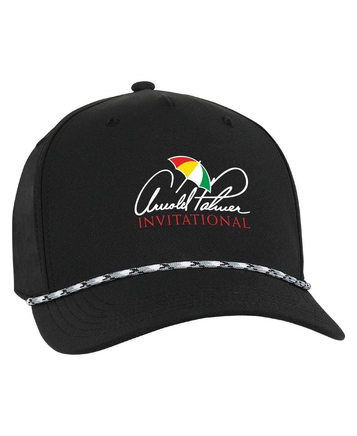 Men's and Women's Black Arnold Palmer Invitational Alto Adjustable Rope Hat - Black