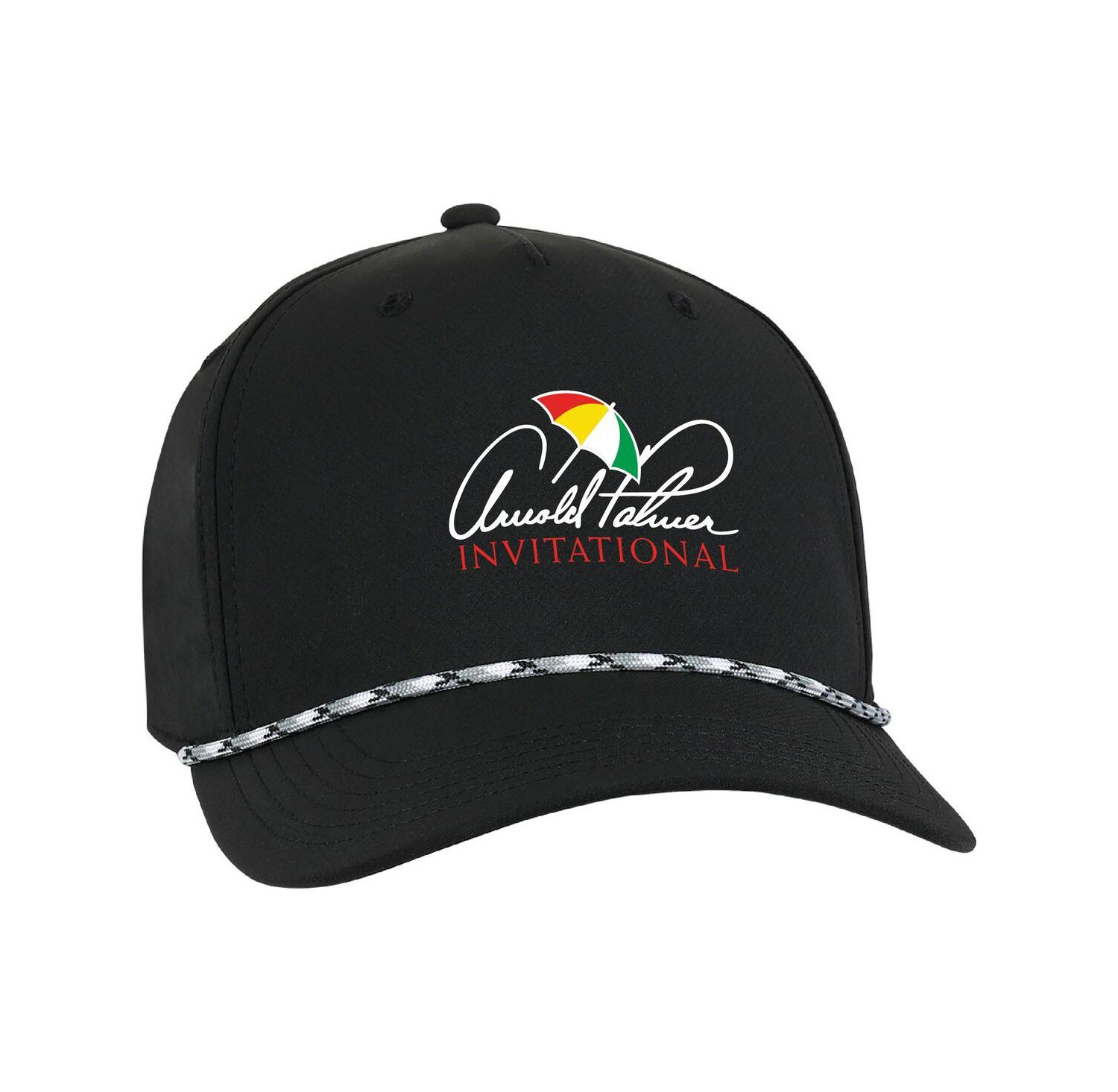 Men's and Women's Black Arnold Palmer Invitational Alto Adjustable Rope Hat
