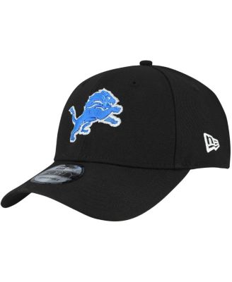 New Era - Men's Black Detroit Lions Primary Logo 9FORTY Adjustable Hat