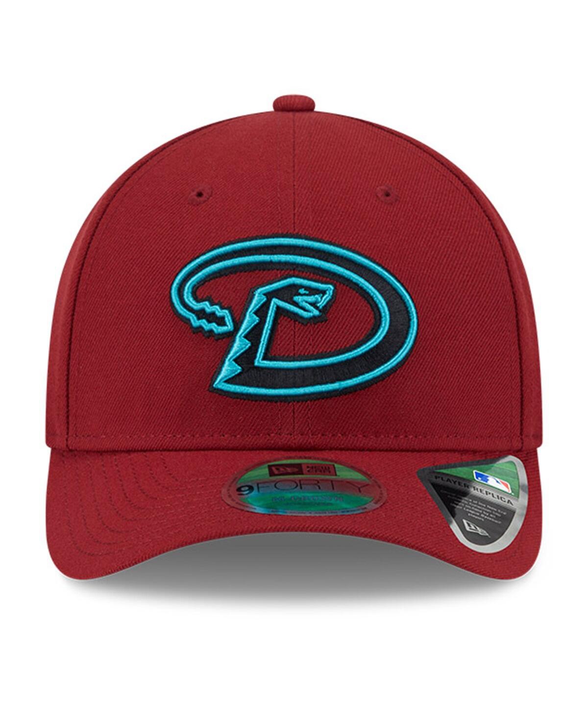 New Era Men's Red Arizona Diamondbacks Player Replica 9forty Adjustable Hat In Red