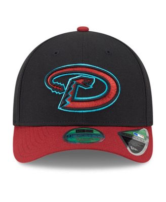 Men's Black/Red Arizona Diamondbacks Player Replica 9FORTY Adjustable Hat