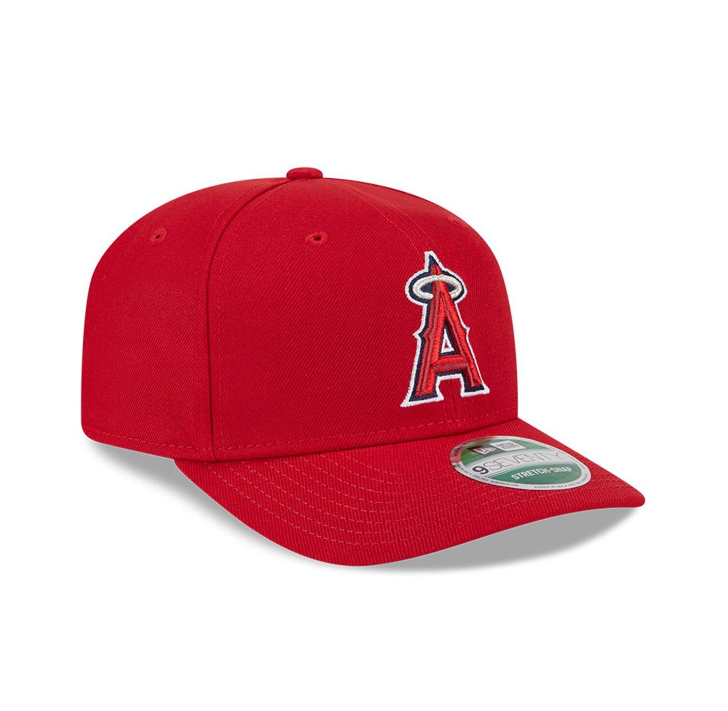 Men's Red Los Angeles Angels Player Replica 9SEVENTY Adjustable Hat