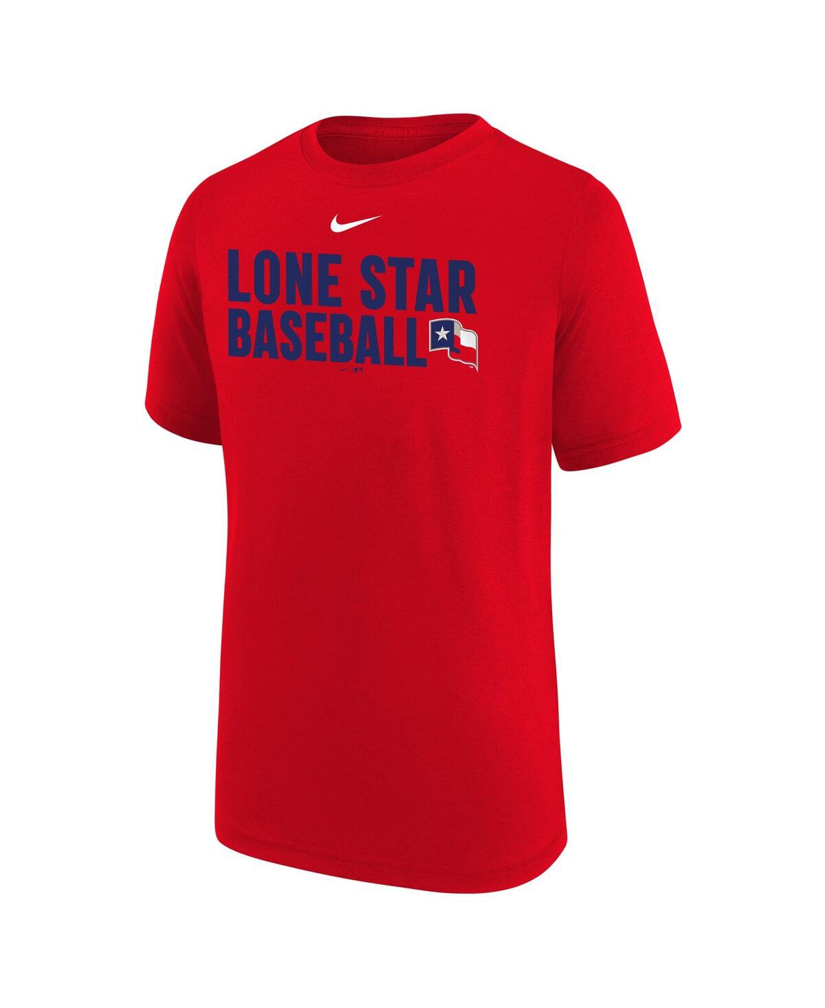Nike Big Boys And Girls Red Texas Rangers Local Legend T-shirt In Red