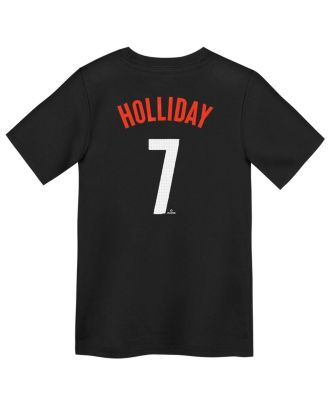 Preschool Jackson Holliday Black Baltimore Orioles City Connect Player Name Number T-Shirt