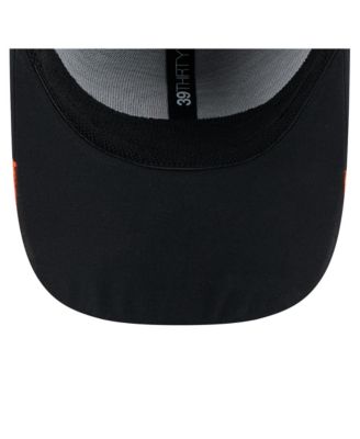 Men's Black Philadelphia Flyers Linear Featherweight 39THIRTY Flex Hat