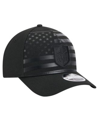 Men's&nbsp;Black Vegas Golden Knights Game Day Stealth Flag 9FORTY A-Frame Adjustable Hat