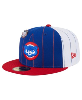 New Era - Men's&nbsp;Royal Chicago Cubs Pinstripe 59FIFTY Fitted Hat