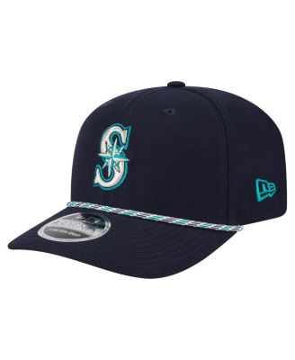 New Era - Men's Navy Seattle Mariners Multi-Rope 9SEVENTY Stretch-Snap Hat