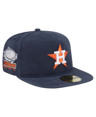 New Era - Men's&nbsp;Navy Houston Astros Championship Side Flag A-Frame 59FIFTY Fitted Hat