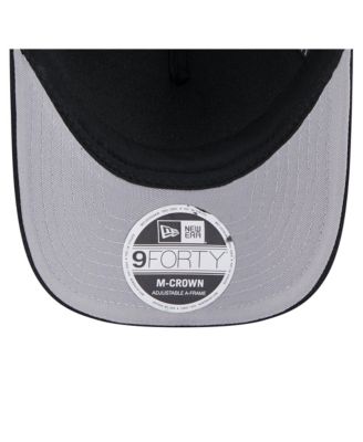 Men's Black New York Mets Gradient 9FORTY A-Frame M-Crown Trucker Adjustable Hat