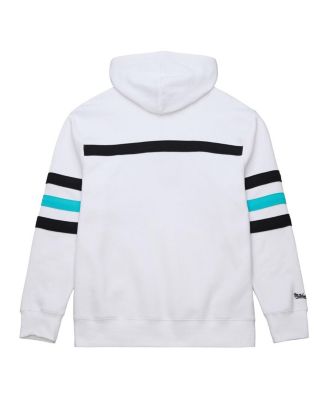 Men's White Vancouver Grizzlies Hardwood Classics Nights Head Coach Pullover Hoodie