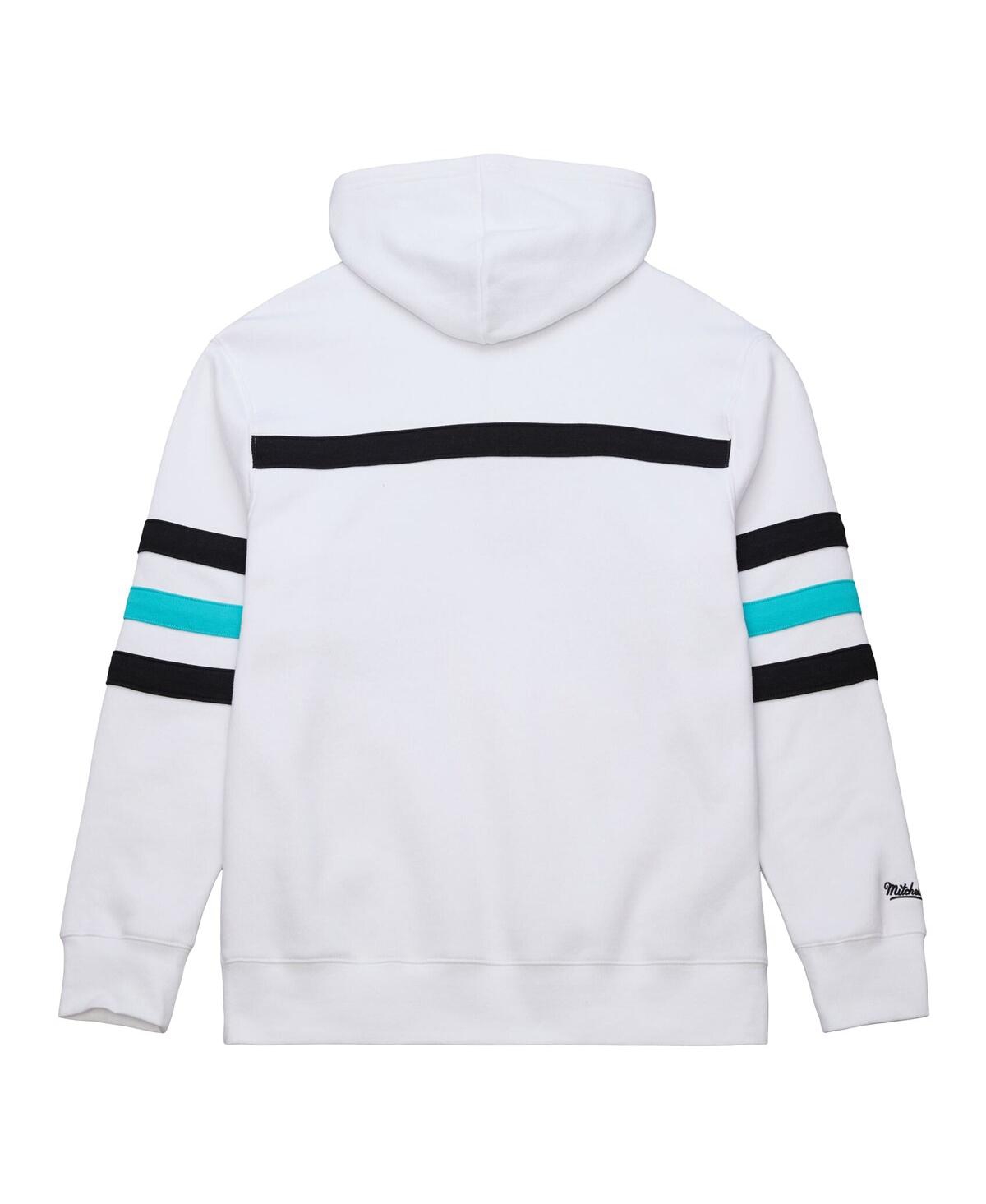 Mitchell & Ness White Vancouver Grizzlies Hardwood Classics Nights Head Coach Pullover Hoodie In White