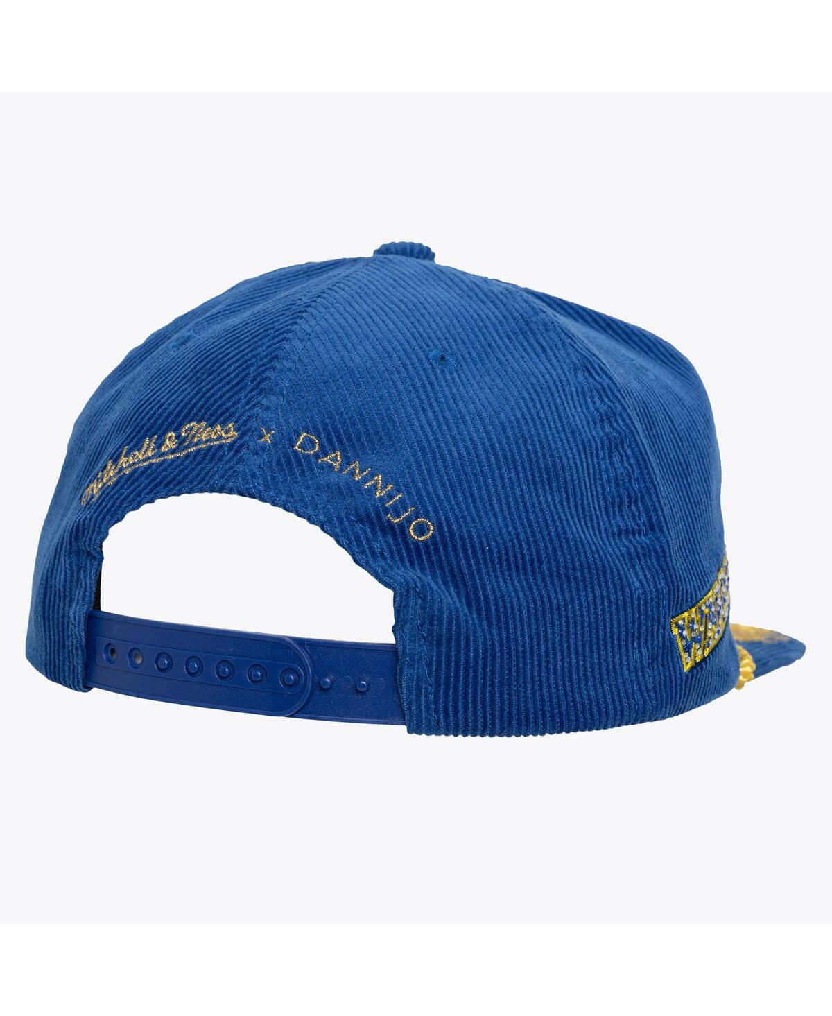 Mitchell & Ness X Dannijo Women's Royal Golden State Warriors Deadstock Cord Snapback Hat In Royal