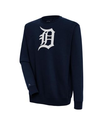 Antigua - Men's Navy Detroit Tigers Victory Pullover Sweatshirt