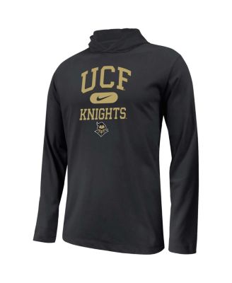 Nike - Big Boys and Girls Black UCF Knights Stacked Logo Hoodie Long Sleeve T-Shirt