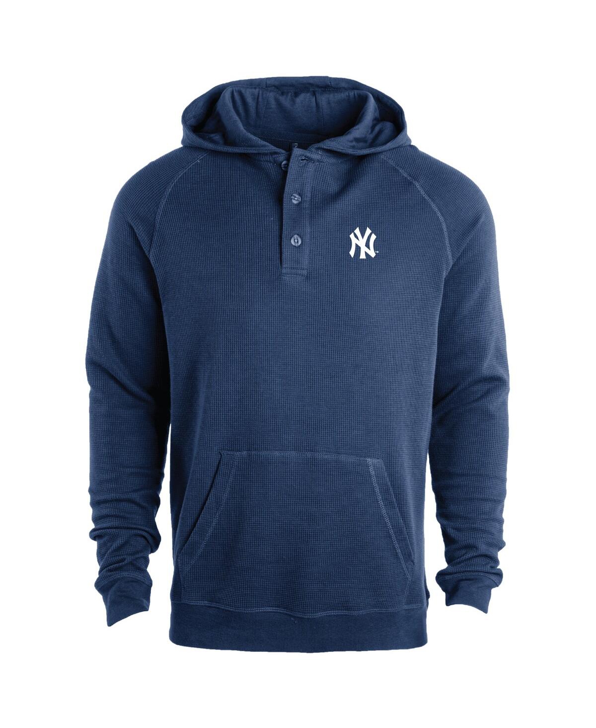Men's Navy New York Yankees Montana Lightweight Raglan Pullover Hoodie - Navy