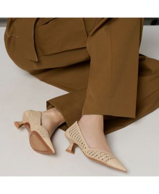 Women's Darcy Pointed Toe Kitten Heel Pumps