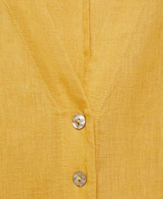 Women's Oversize Linen-Blend Dress