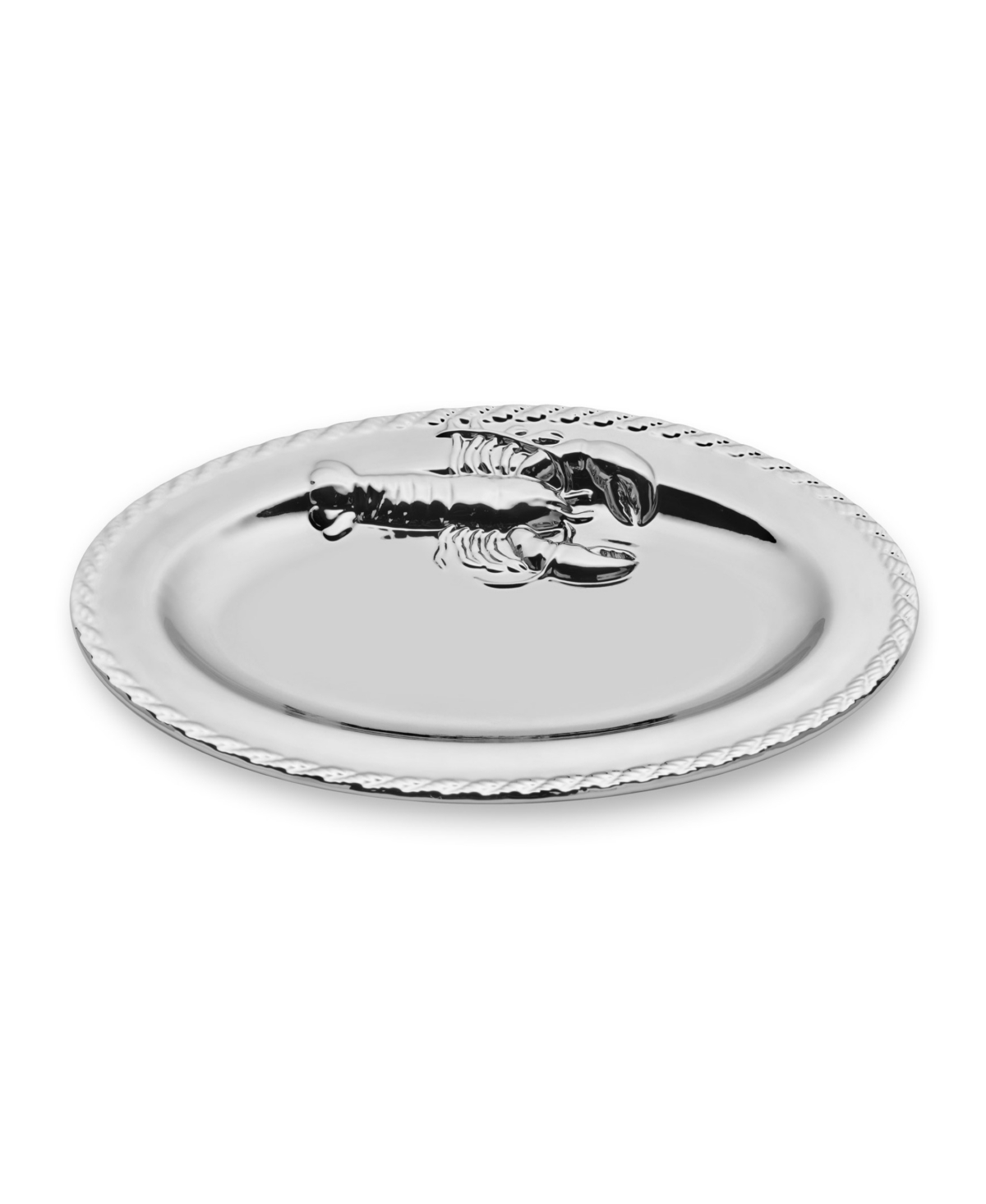 Certified International Silver Plated Lobster Oval Platter In Miscellaneous
