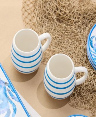 Dockside 4-Pc. Mugs, Service For 4