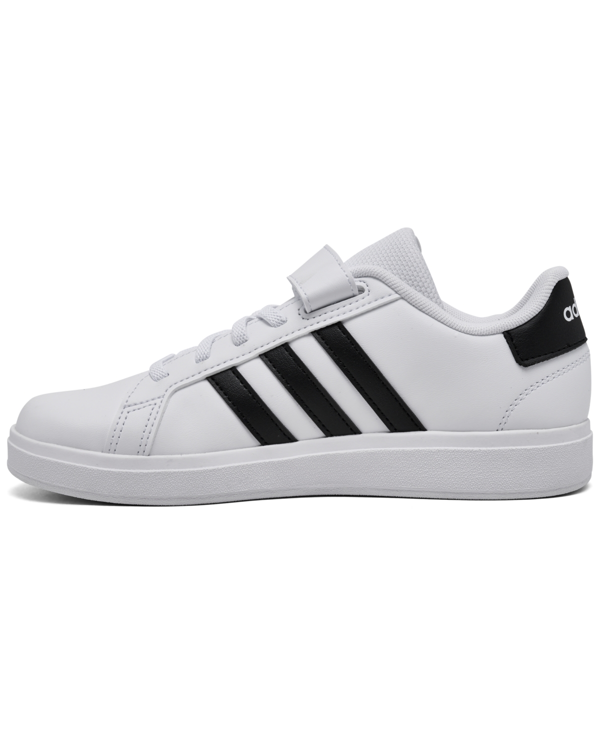 Adidas Little Kids Grand Court 00s Stay-Put Closure Fastening Strap Casual Sneakers from Finish Line